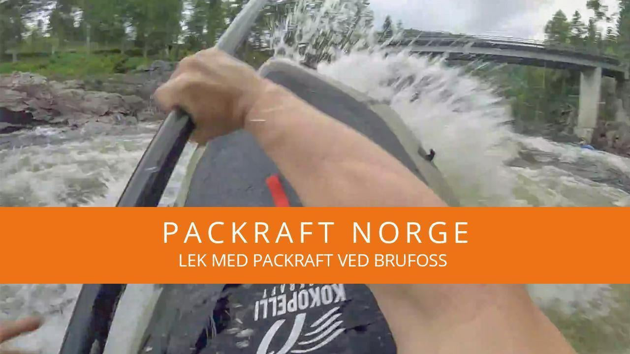 Lek med packraft ved Brufoss-Packraft Norge