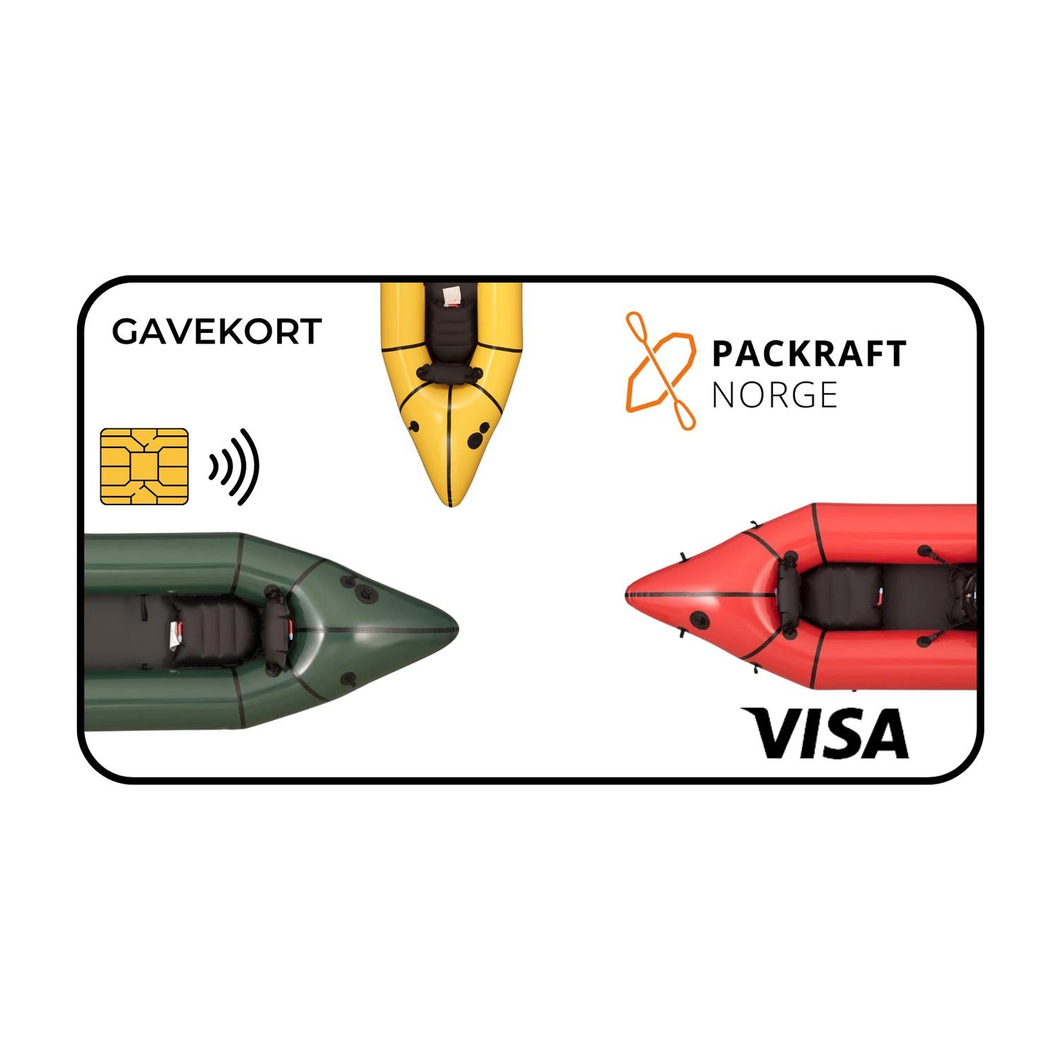 Packraft Norge Gavekort-Packraft Norge